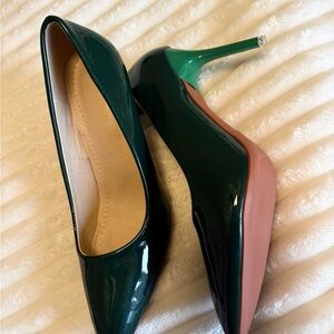 Elegant Green Stiletto Heels